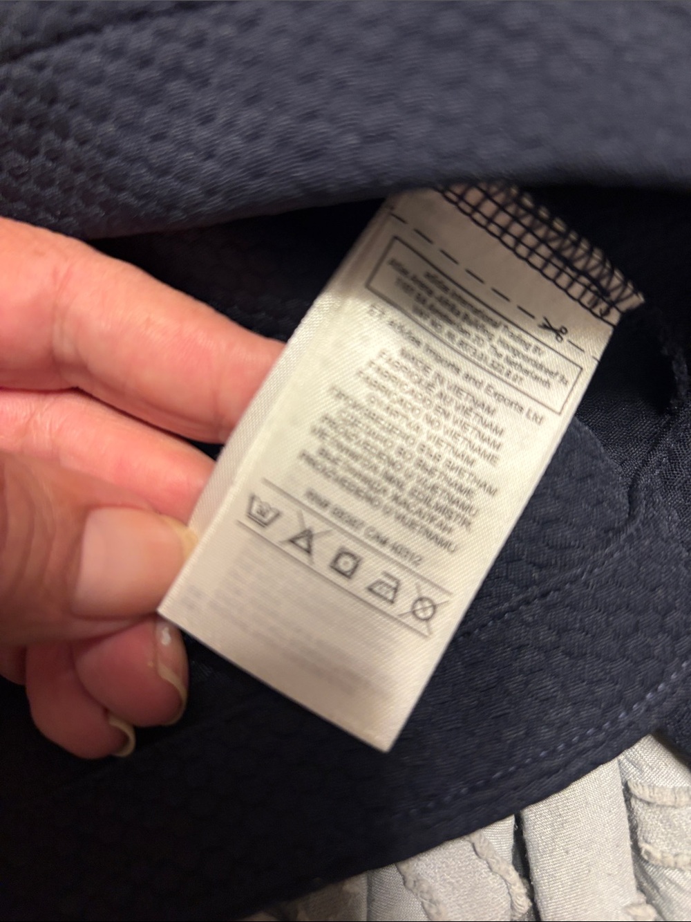 adidas Navy Cropped Trefoil Sweatshirt - Picture 5 of 6